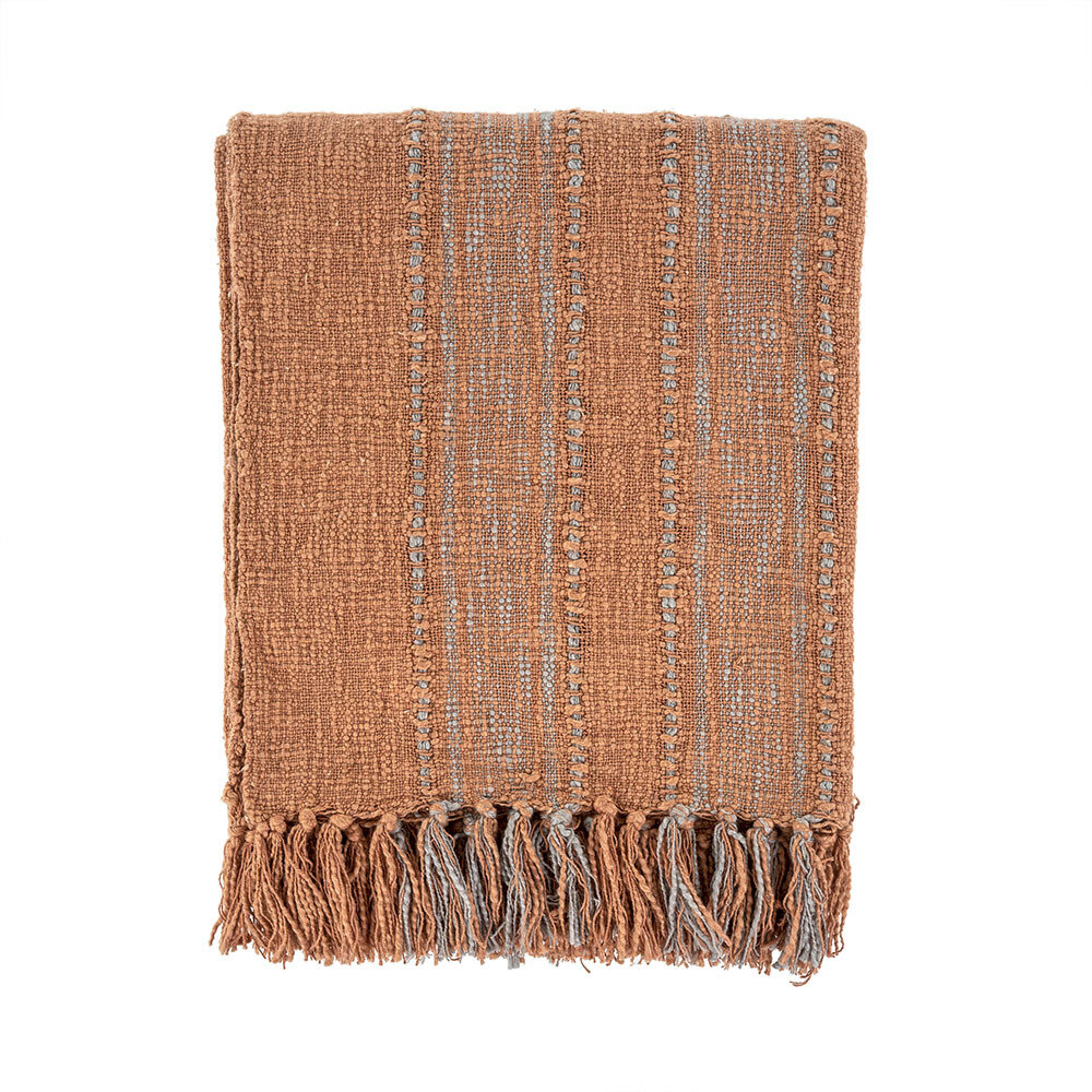 Piper Terracotta Cotton Throw