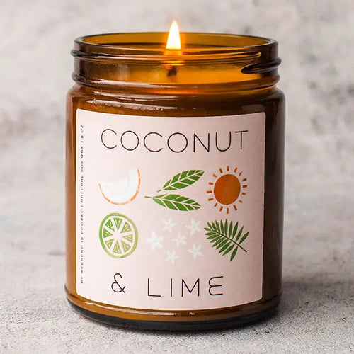 Coconut & Lime Soy Candle