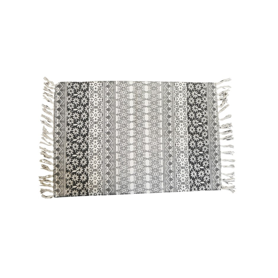 Jaipur Black and White Rug