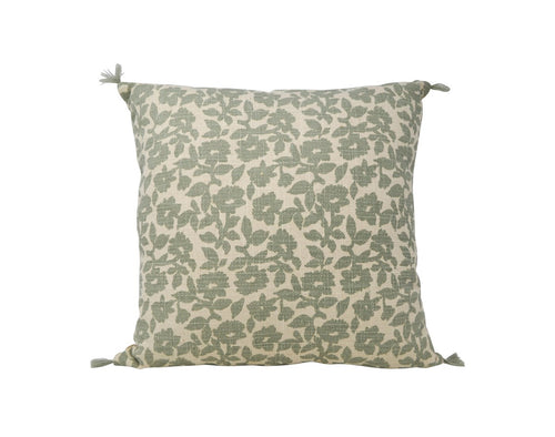 Green Cottage Floral Cushion