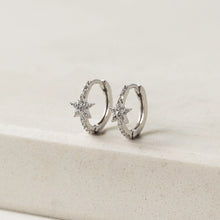 Cosmos Star Huggie Hoop Earrings Gold Silver Lovers Tempo Canada