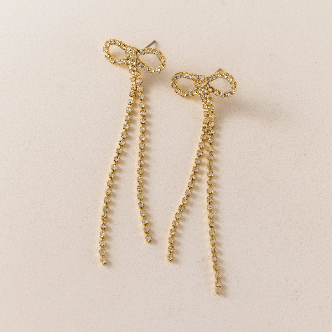Luxe Bow Earring Lovers Tempo Gold Silver Canada