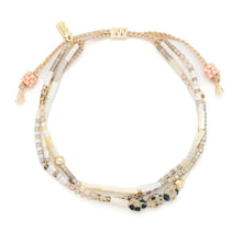 Dalmatian Jasper Seed Bead Stacking Bracelet