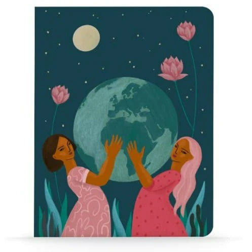 Earth Daughters Medium Lay Flat Notebook - Denik