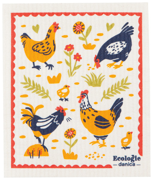 Danica Swedish Dishcloth Canada Free Range Chickens