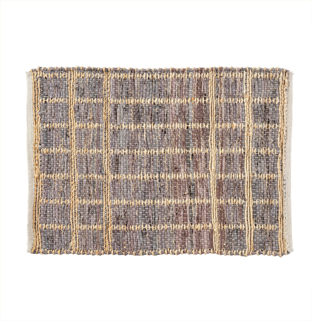 Trestle Leather Jute Rug Indaba Canada