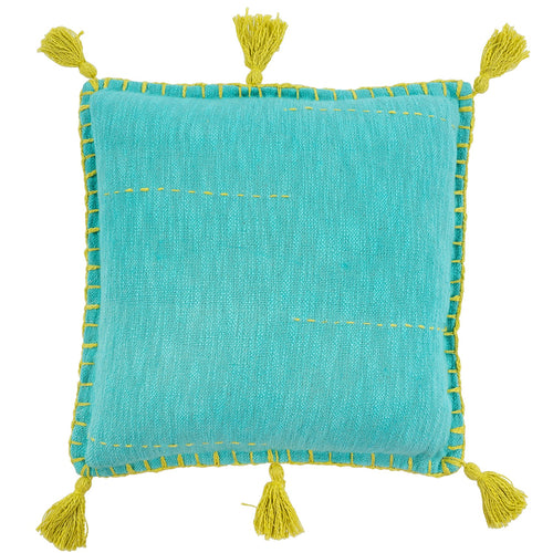 Casbah Cushion Turquoise Throw Pillow
