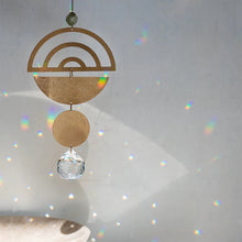 Suncatcher - Monstera/Rose Quartz
