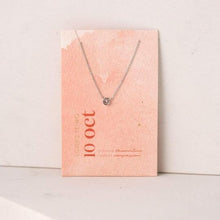 Kaleidoscope Birthstone Necklaces - Silver