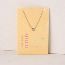 Kaleidoscope Birthstone Necklaces - Silver