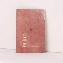 Lovers Tempo Kaleidoscope Birthstone Necklaces Gold