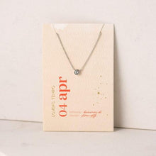 Kaleidoscope Birthstone Necklaces - Silver