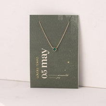 Kaleidoscope Birthstone Necklaces - Gold