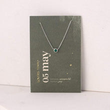 Kaleidoscope Birthstone Necklaces - Silver