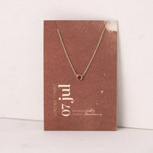 Kaleidoscope Birthstone Necklaces - Gold