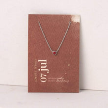 Kaleidoscope Birthstone Necklaces - Silver