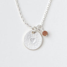 Stone Intention Charm Necklace - Tourmaline
