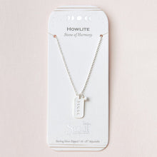 Scout Intention Necklace Silver Howlite Gemstone Jewelry Canada