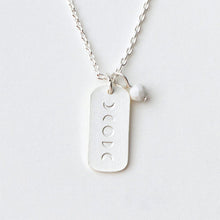 Stone Intention Charm Necklace - Howlite