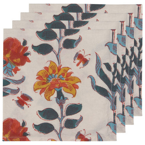Danica Block Print Marigold Napkin Set Canada