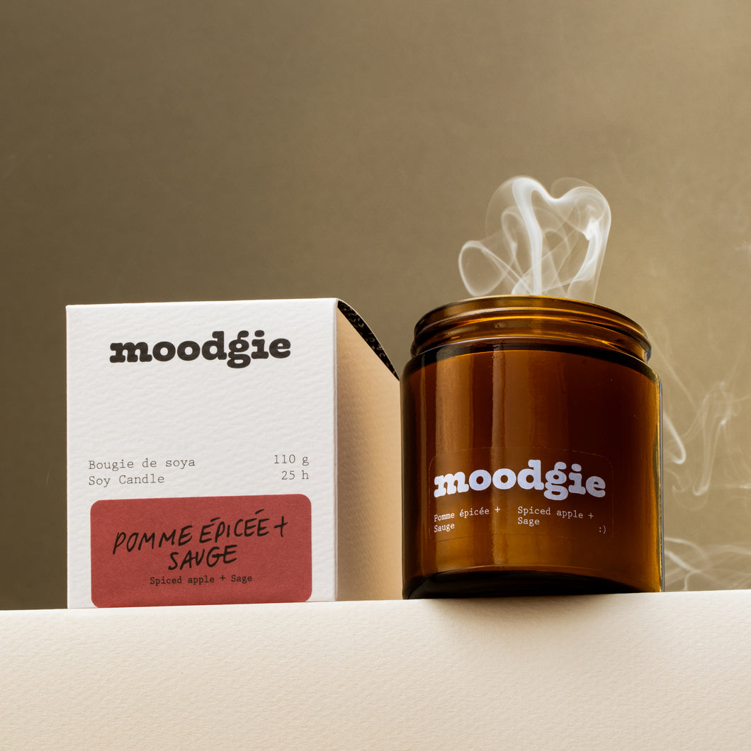 Moodgie Spiced Apple Sage Candle Canada