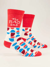 Rad Dad Blue Q Men's Socks - Vibestyle.ca