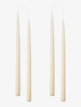 Ivory Danish Taper Candle 12" | Set of 2