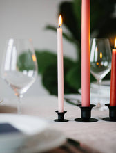 Dark Pink Danish Taper Candle 12" | Set of 2