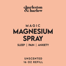 REFILL Unscented Magnesium Spray -Sleep Anxiety Pain Relief