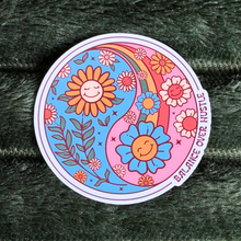Balance Over Hustle Sticker | Mental Health Retro Sticker