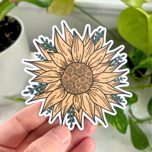 Sunflower Sticker | Nature Lover Gift | Flower Sticker