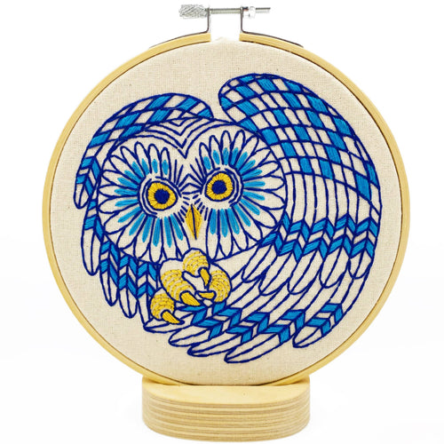 Boreal Owl Complete Embroidery Kit