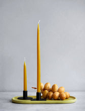 Honey Danish Taper Candle 12" | Set of 2