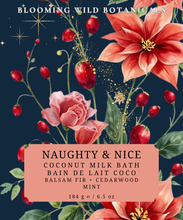 Naughty & Nice Coconut Milk Bath Sachet | Christmas Preorder