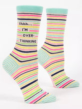 Shhh, I'm Overthinking - Ladies Socks