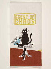 Agent of Chaos - Blue Q DIshtowel - Vibestyle.ca