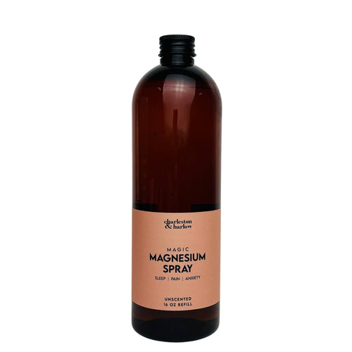 REFILL Unscented Magnesium Spray -Sleep Anxiety Pain Relief