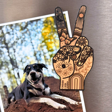 Magnet Boho Peace Hand | Nature Lover | Handmade Gifts