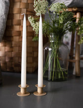 Ivory Danish Taper Candle 12" | Set of 2