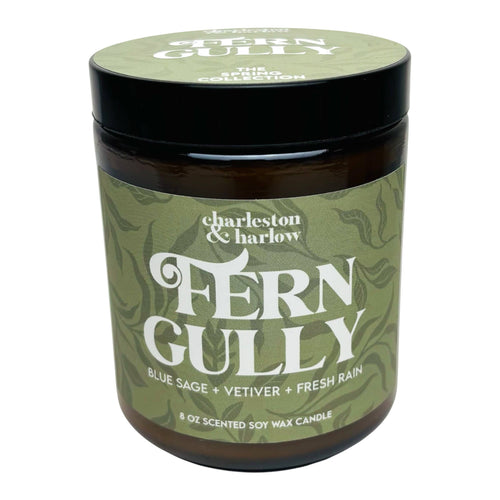 Fern Gully - Blue Sage Vetiver Fresh Rain Soy Candle