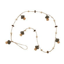 Wooden Mushroom Garland