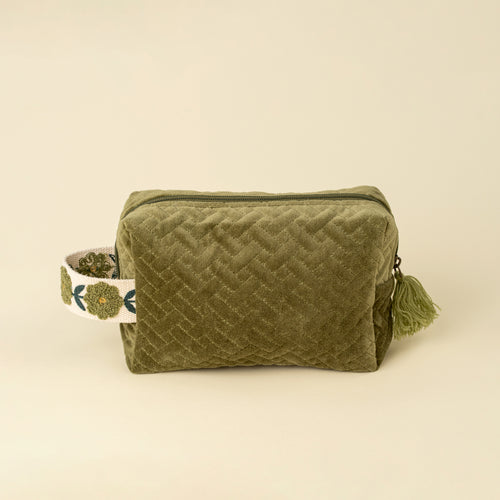 Rosette Velvet Cosmetic Bag
