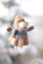 Gilded Greta Mouse Holiday Ornament