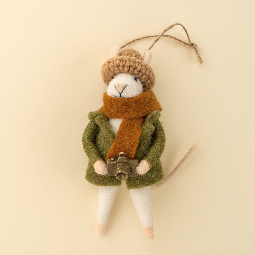 Photographer Philip Mouse Holiday Ornament