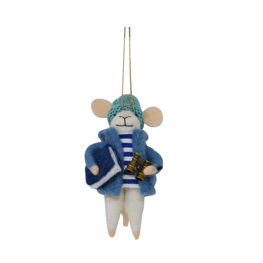 Captain Mouse Holiday Ornament