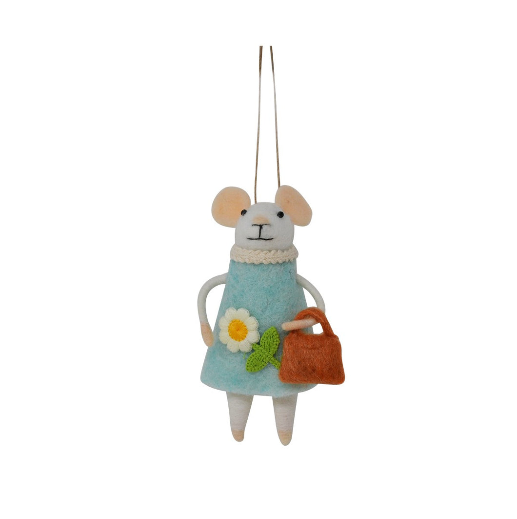 Miss Mouse Holiday Ornament