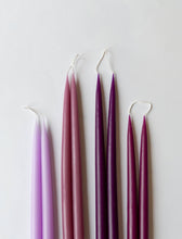 Dark Heather Danish Taper Candle 10" | Set of 2