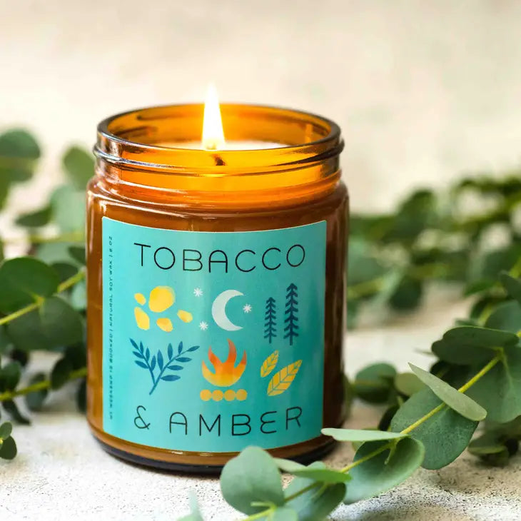 Tobacco and Amber Soy Candle