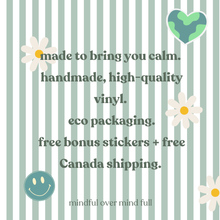 Nature Never Over Explains Self-Care Sticker
