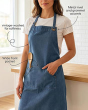 Martha Denim Apron